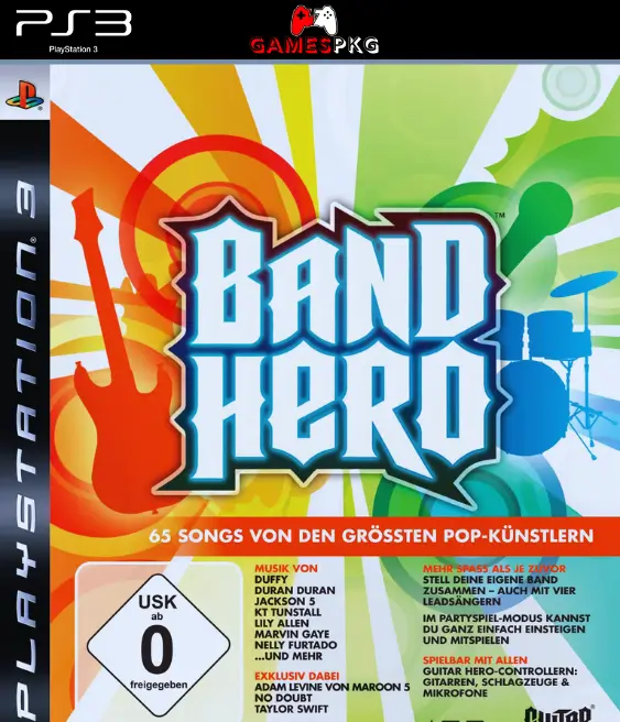 Band Hero (Joystick) - Ps3 Pkg