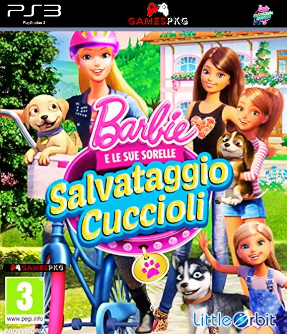 Barbie and Her Sisters Puppy Rescue - Ps3 Pkg